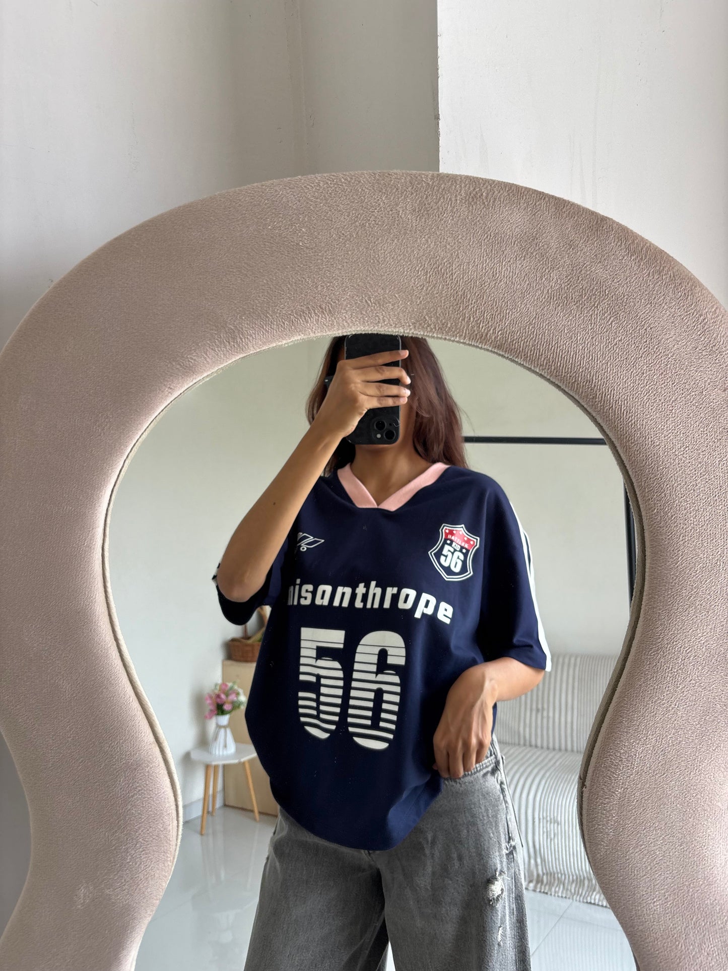 Blue Varsity 56 Oversized T-shirt