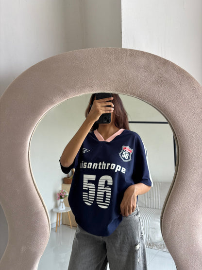 Blue Varsity 56 Oversized T-shirt