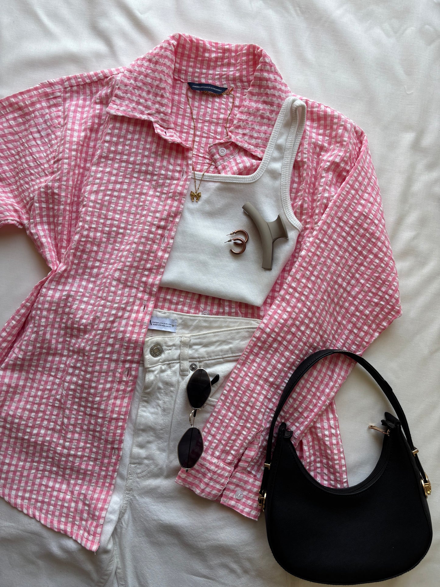 Pink Checked Shirt