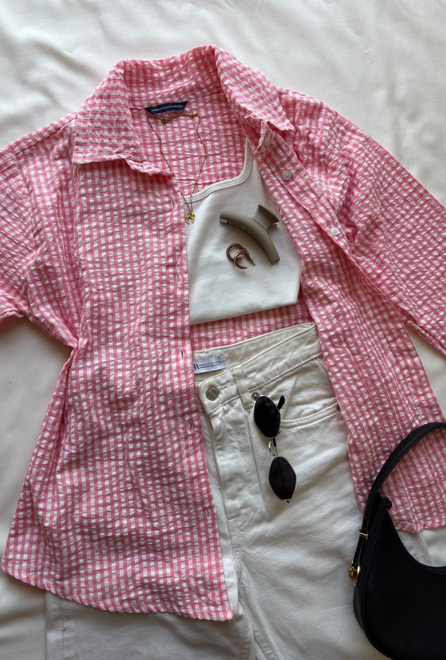 Pink Checked Shirt