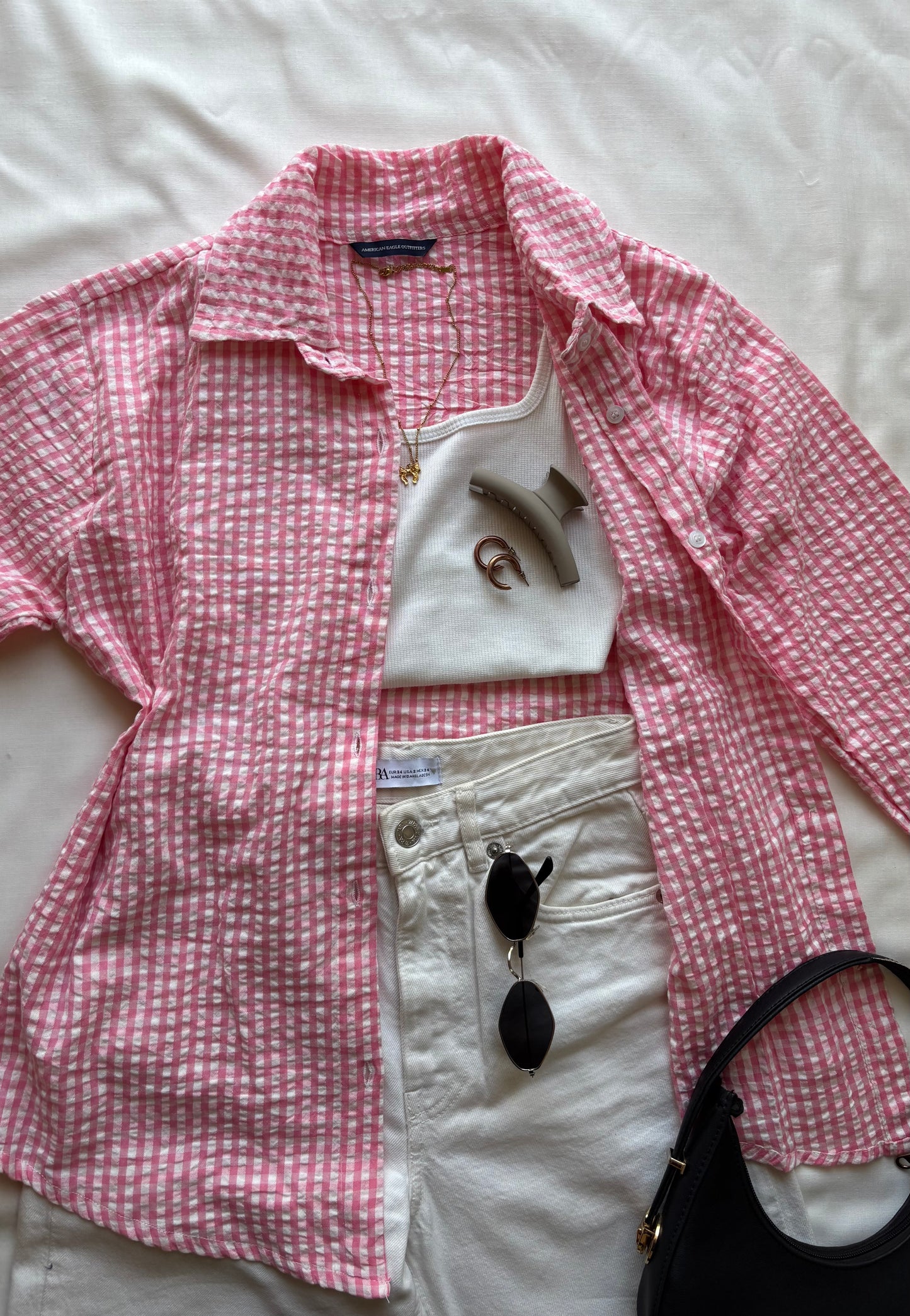 Pink Checked Shirt