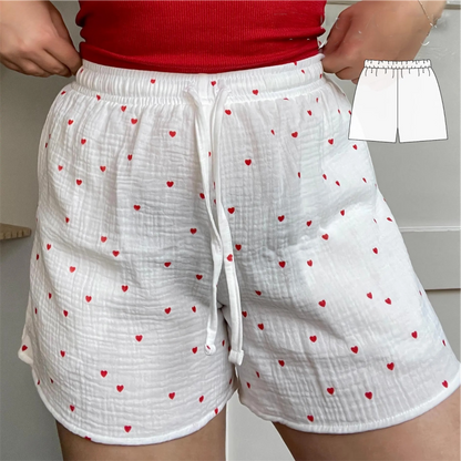 Heart Mul Cotton Shorts