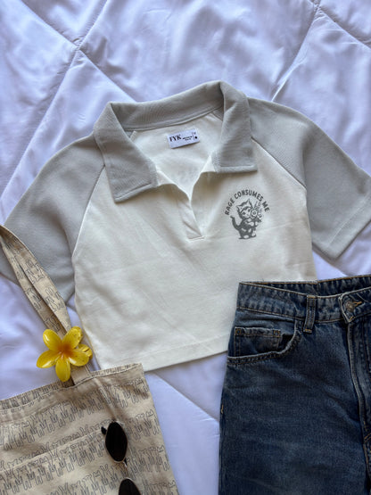 Kitty Crop T-shirt