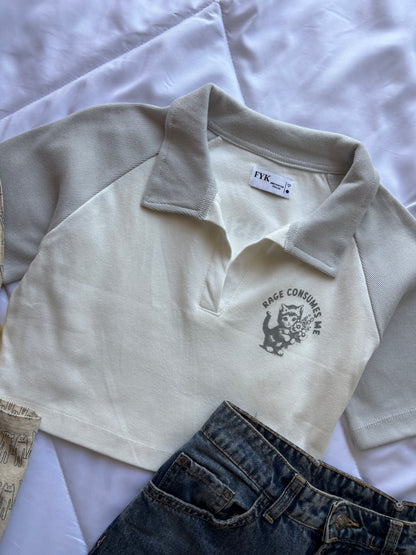 Kitty Crop T-shirt