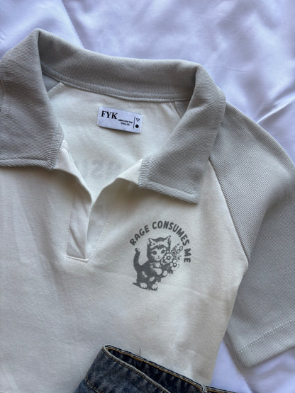 Kitty Crop T-shirt