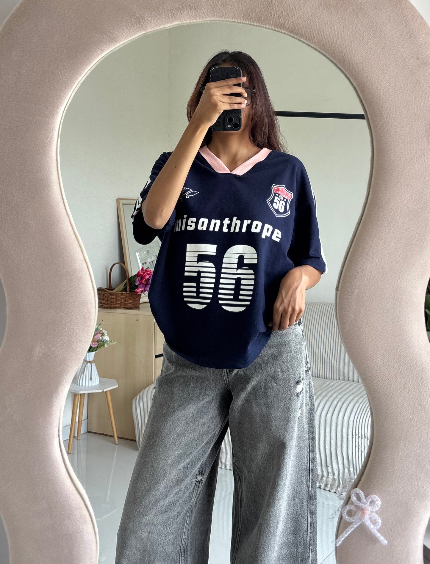 Blue Varsity 56 Oversized T-shirt