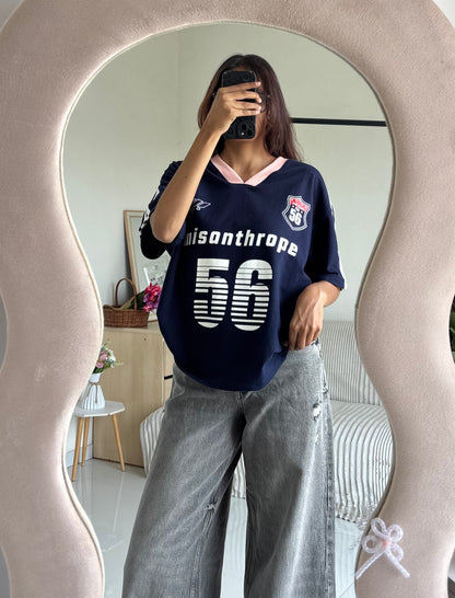 Blue Varsity 56 Oversized T-shirt
