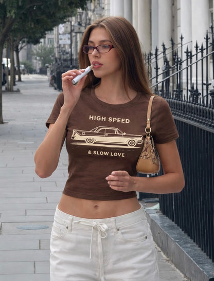 "High speed" Baby Tee