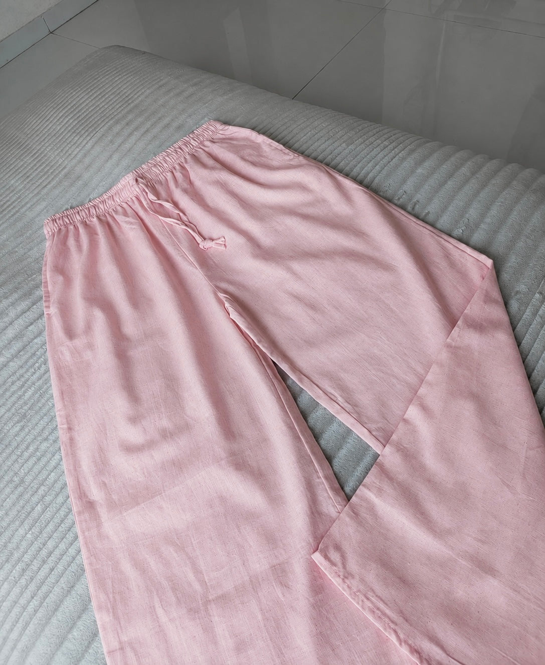 Baby Pink Linen Pant