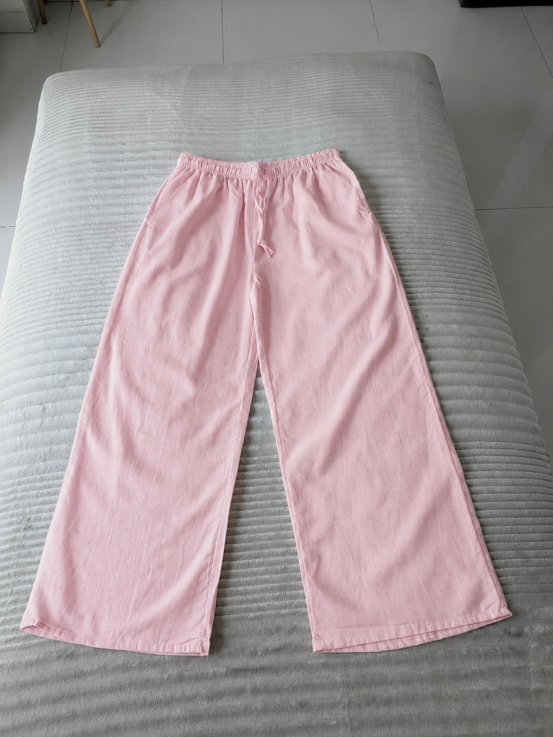 Baby Pink Linen Pant