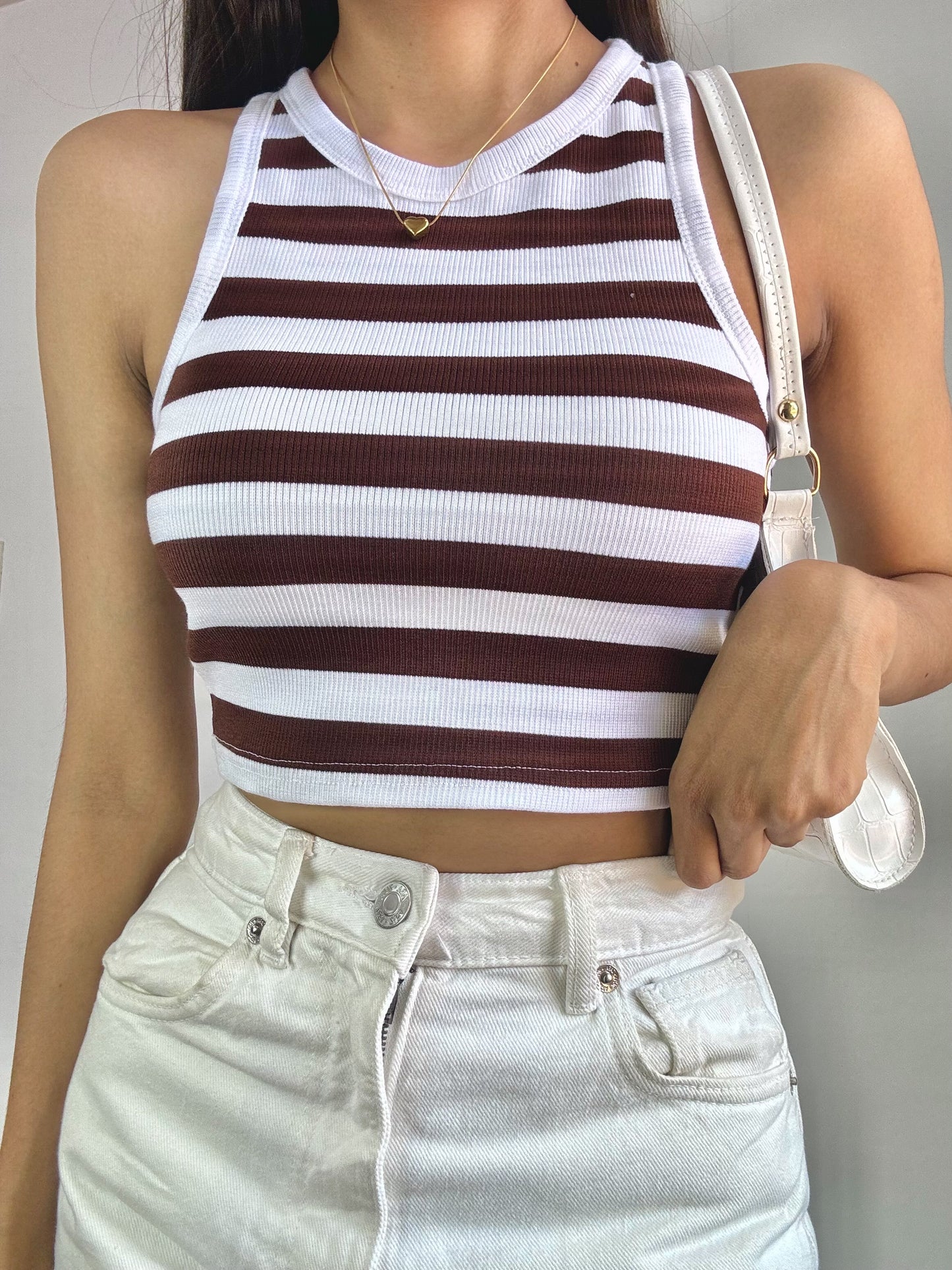 Striped Tank Top For Women