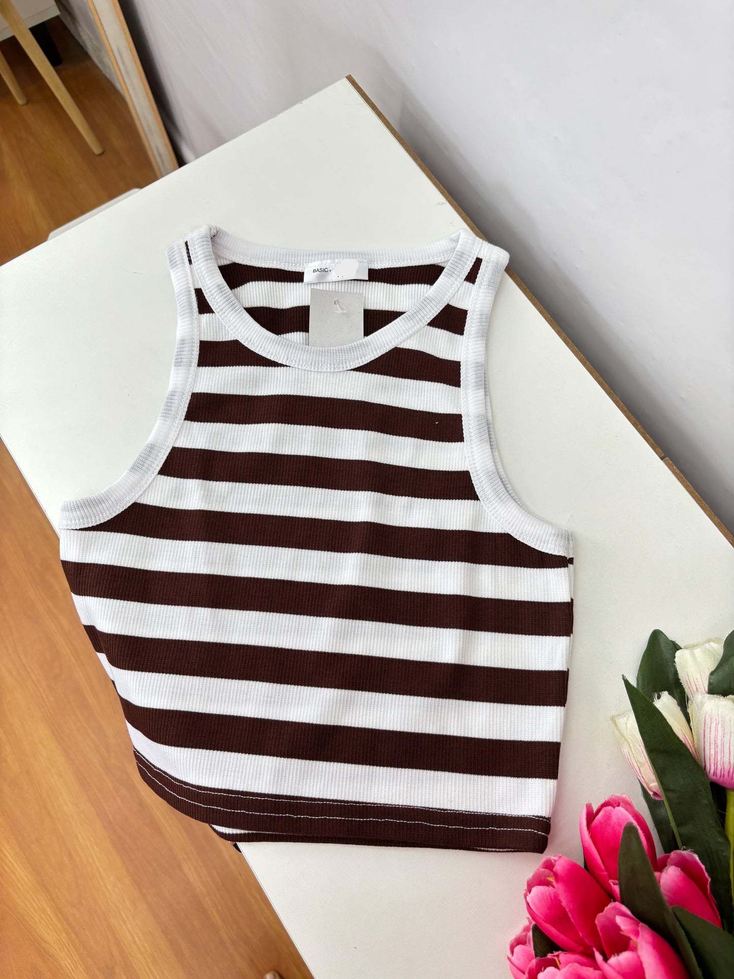 Striped Tank Top For Women