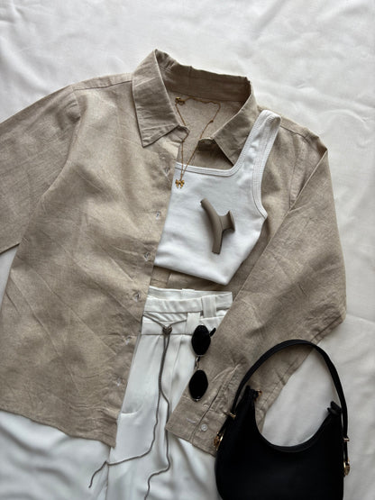 Beige Shirt