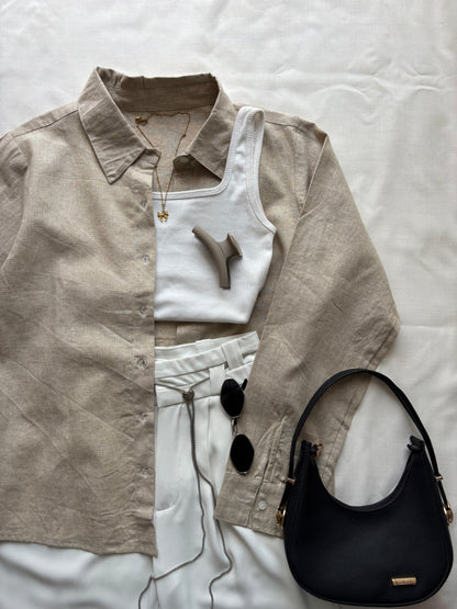 Beige Shirt