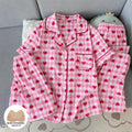 Pink Heart Padded 3 Piece Night Suit