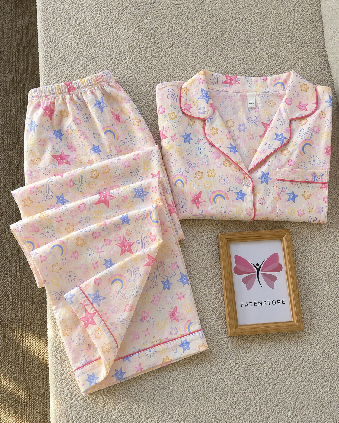 Starlight Dreams Padded 3 Piece Night Suit