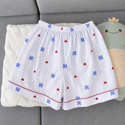 Bluebell Bow Padded 3 Piece Night Suit