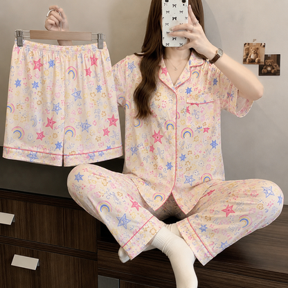 Starlight Dreams Padded 3 Piece Night Suit