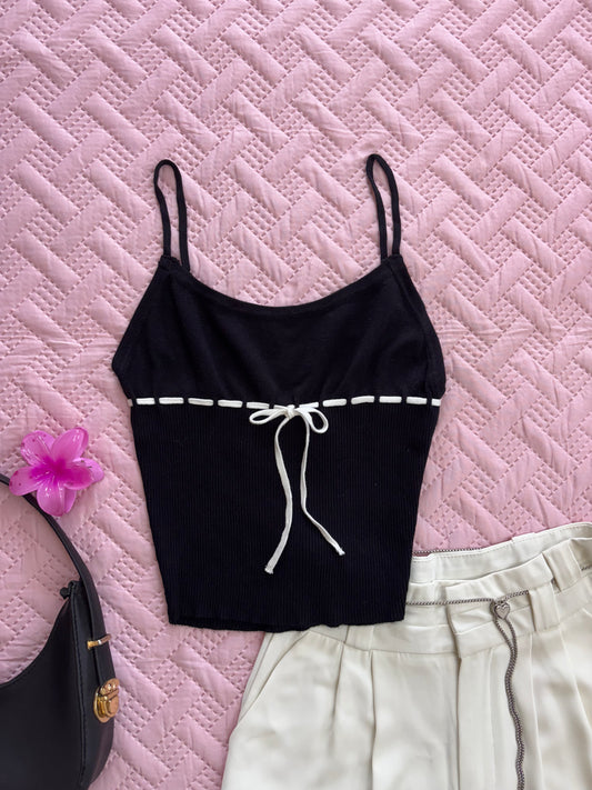Black Bow Cami Top