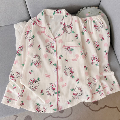 Hello Kitty Full Sleeve 2 Piece Night Suit