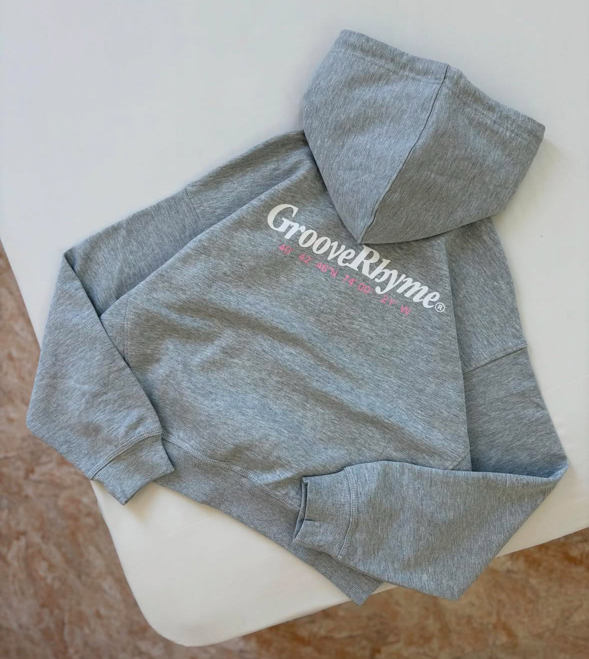 Grey Oversized Double Zipper Hoodie
