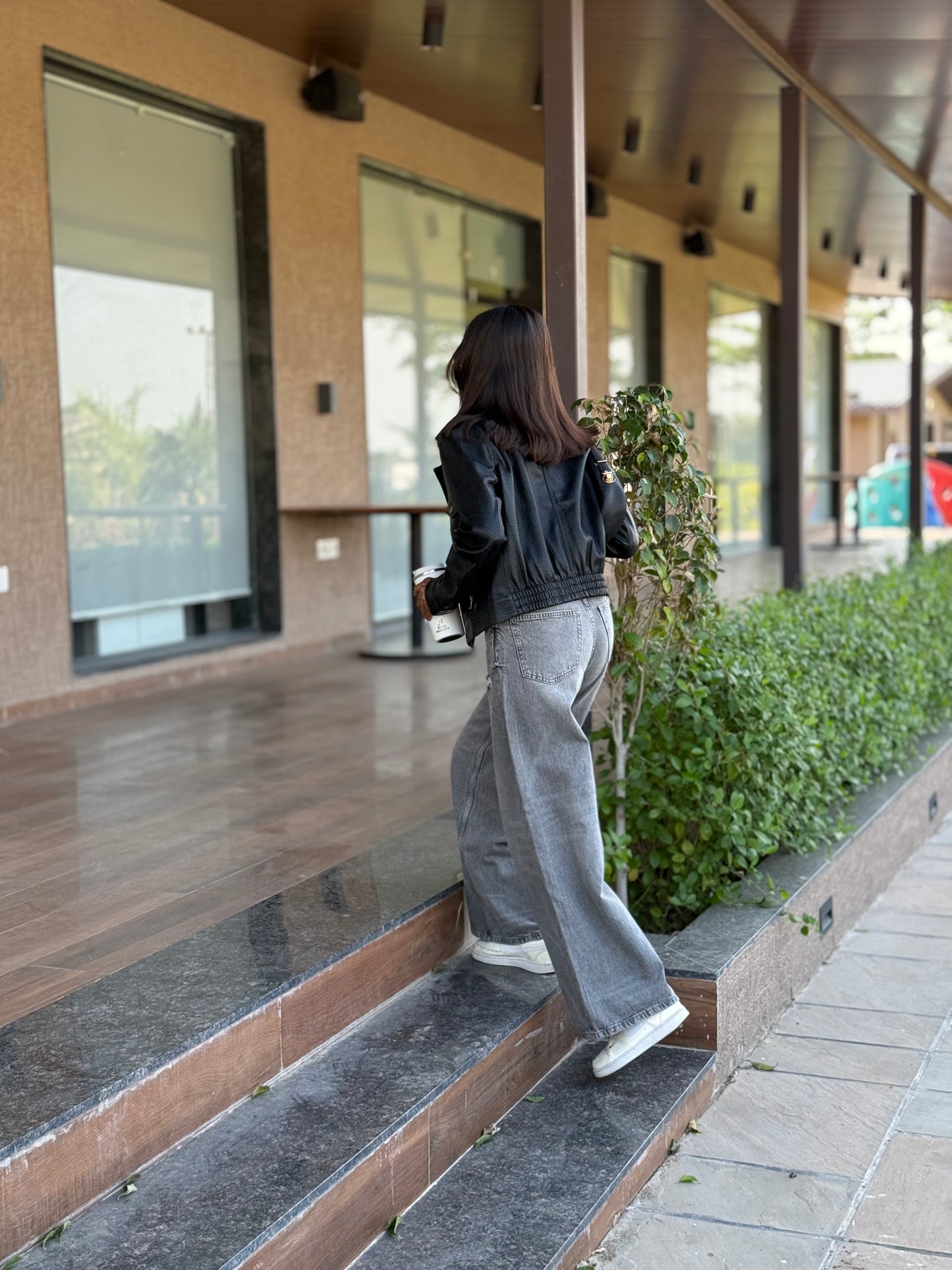 High-end Luxury Black Leather Jacket For Women