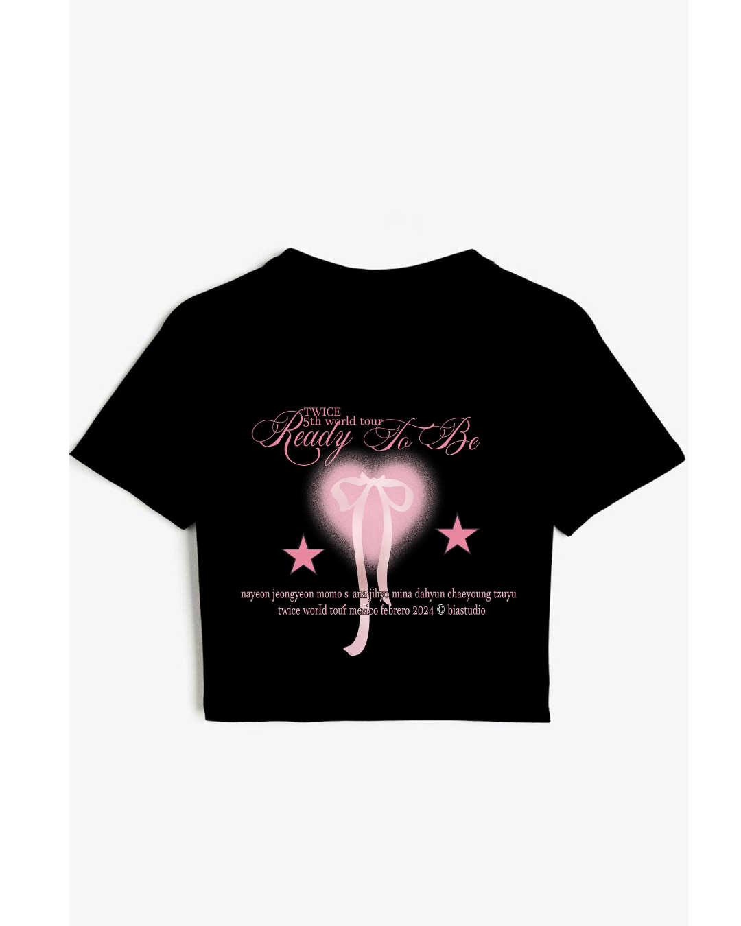 Bow Heart Baby Tee